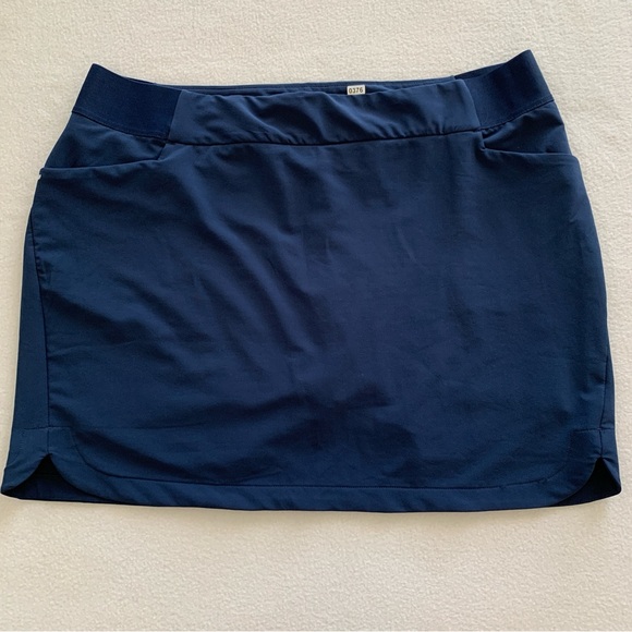 Greg Norman Collection Pants - Greg Norman Play Dry Women's Pull On 18.5" Golf Skort 3.5" Shorts Liner Navy XXL